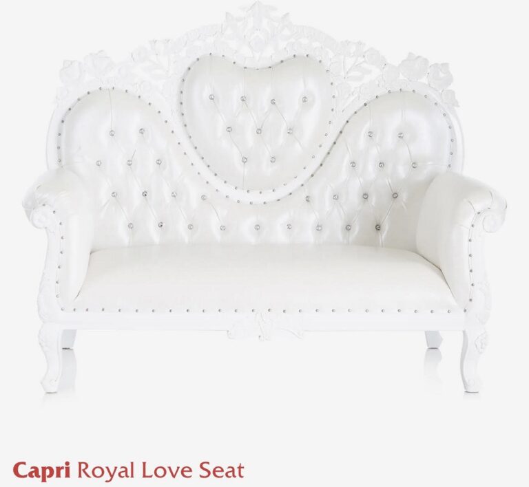 capri royal love seat